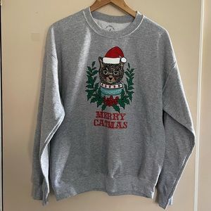 PacSun LA Christmas (Catmas) Sweatshirt - Men’s M